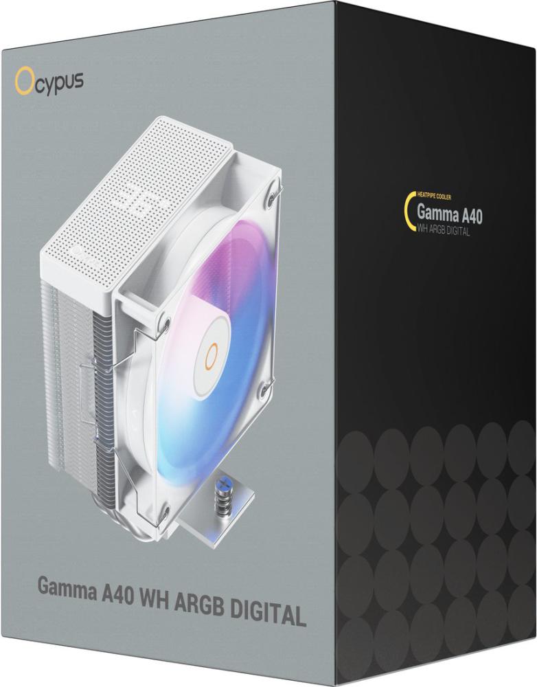 Кулер для процессора Ocypus Gamma A40 WH ARGB Digital Gamma-A40-WH1NAWD00X-GL