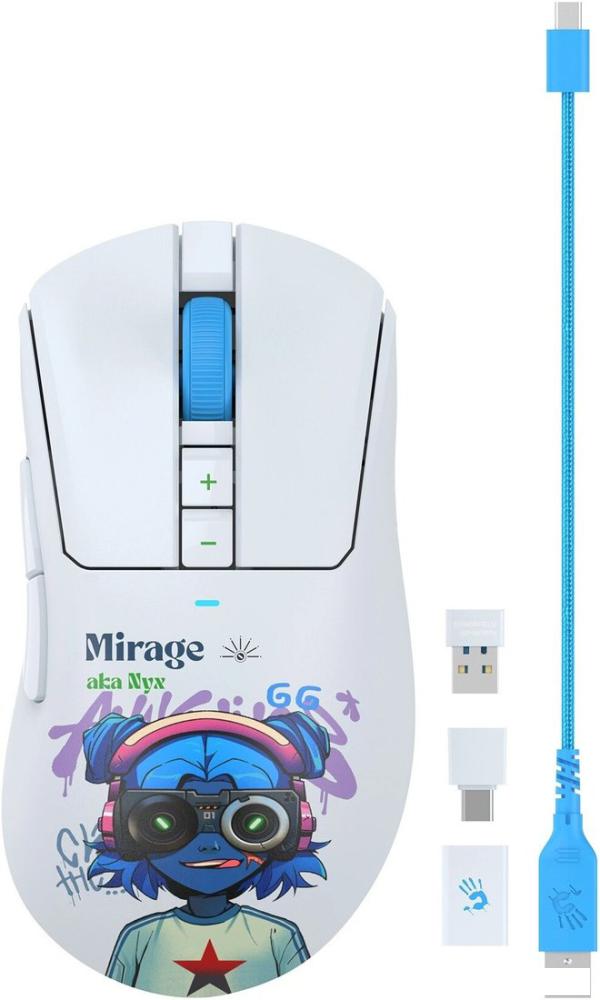 Игровая мышь A4Tech Bloody R73 Pro Nyx Mirage (белый)