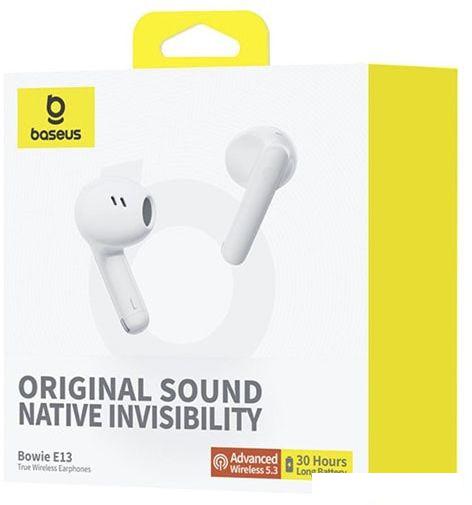 Наушники Baseus Bowie E13 (белый)