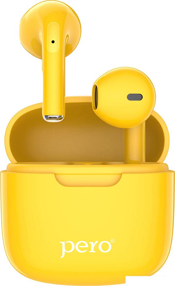 Наушники и гарнитуры Pero TWS05 Colorful (желтый)