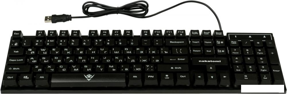 Клавиатура Nakatomi KG-23U (черный)