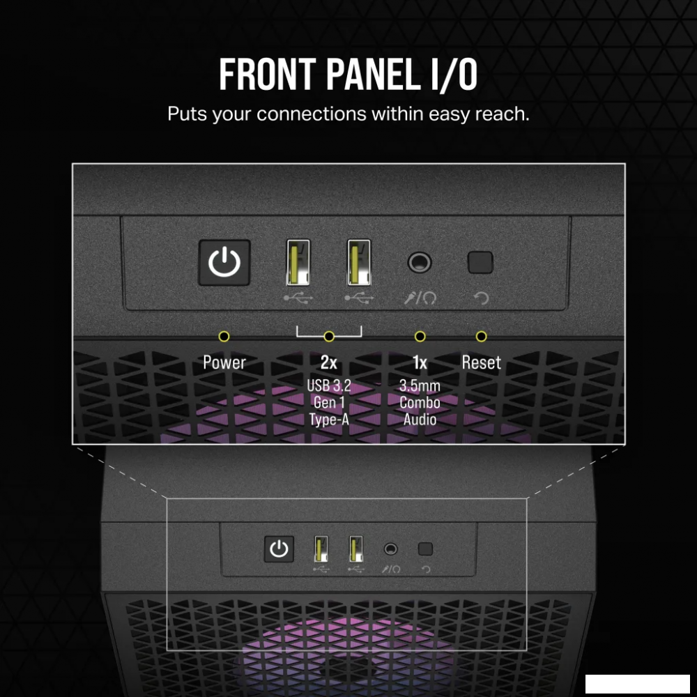Корпус Corsair 3000D RGB Airflow CC-9011255-WW