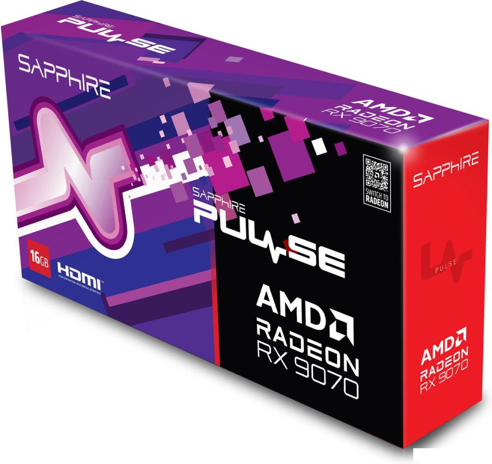 Видеокарта Sapphire Pulse Radeon RX 9070 11349-03-20G