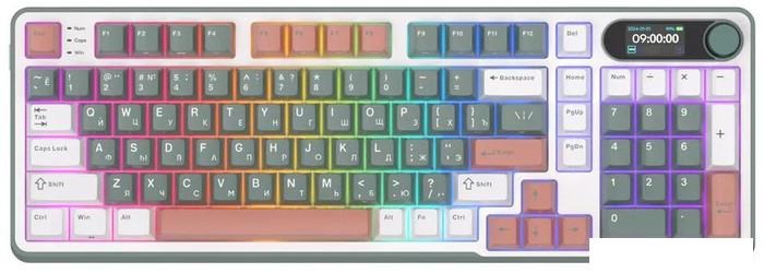 Клавиатура Royal Kludge RK-S98 RGB Camping (RK Chartreuse)