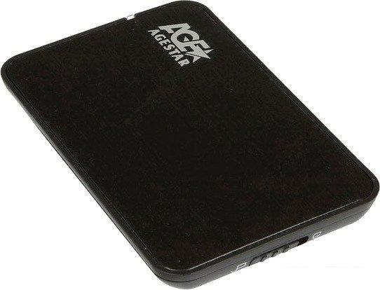 Бокс для накопителей 2.5" AgeStar 3UB2A8 Black
