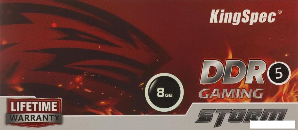 Оперативная память KingSpec Storm 8ГБ DDR5 4800 МГц KS4800D5M11008G