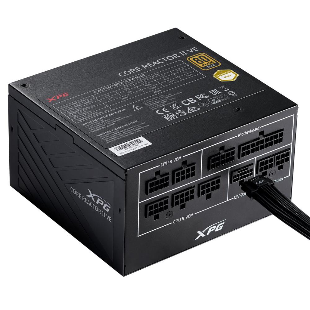 Блок питания ADATA XPG Core Reactor II VE 850W COREREACTORIIVE850G-BKCEU