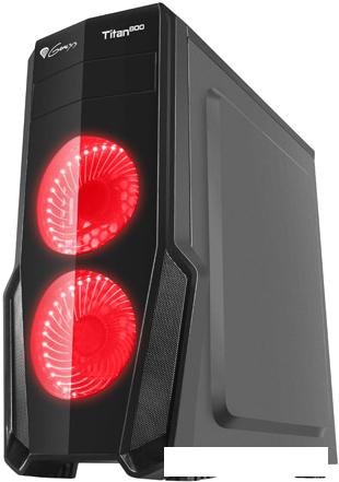 Корпус Genesis Titan 800 (красная подсветка)