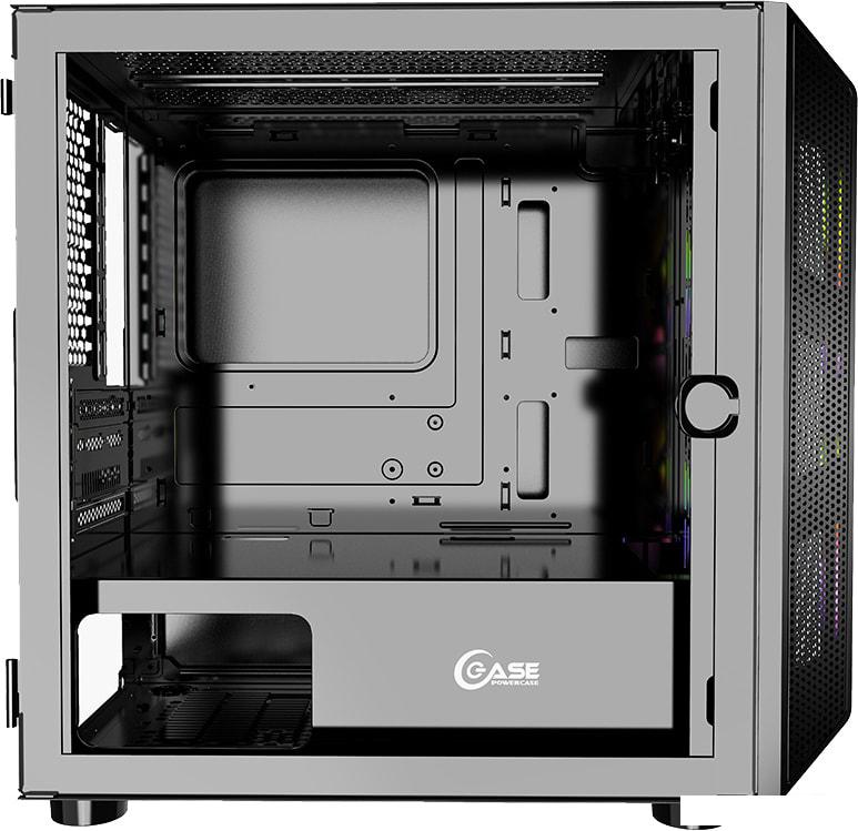 Корпус Powercase Mistral Micro H3B Mesh LED