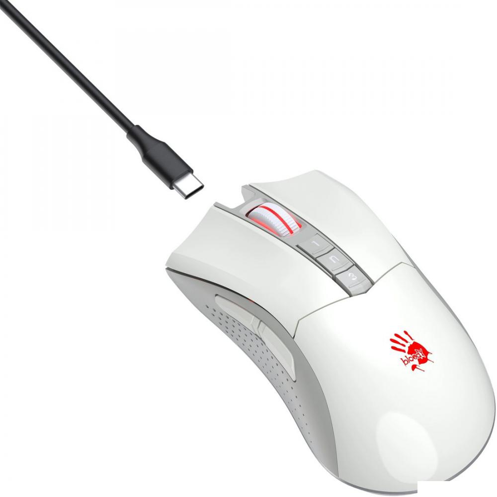 Игровая мышь A4Tech Bloody R90 Plus (белый)
