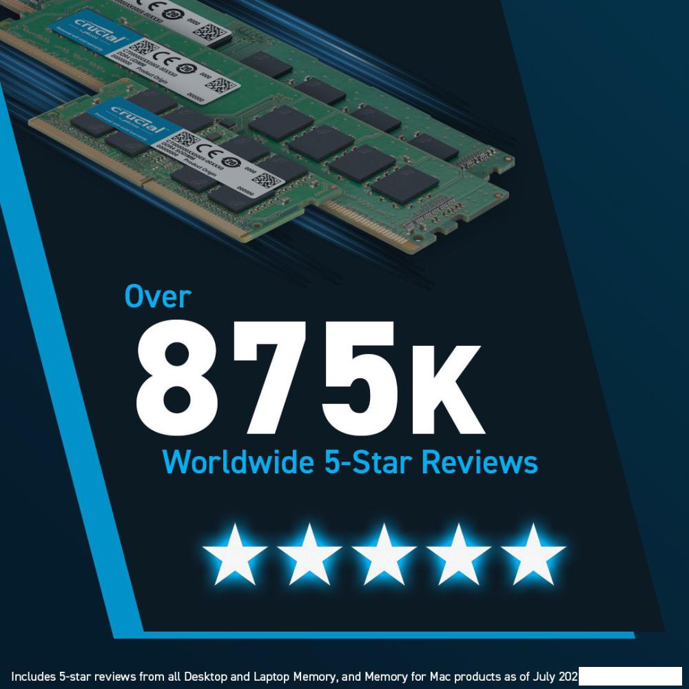 Оперативная память Crucial 16ГБ DDR5 5600 МГц CT16G56C46U5T