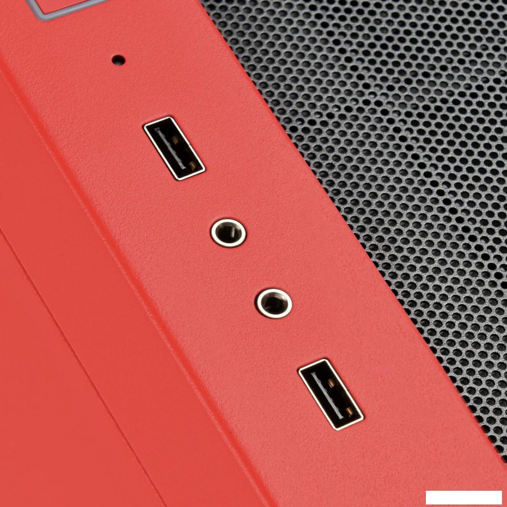 Корпус SilverStone RL08 (черный/красный)