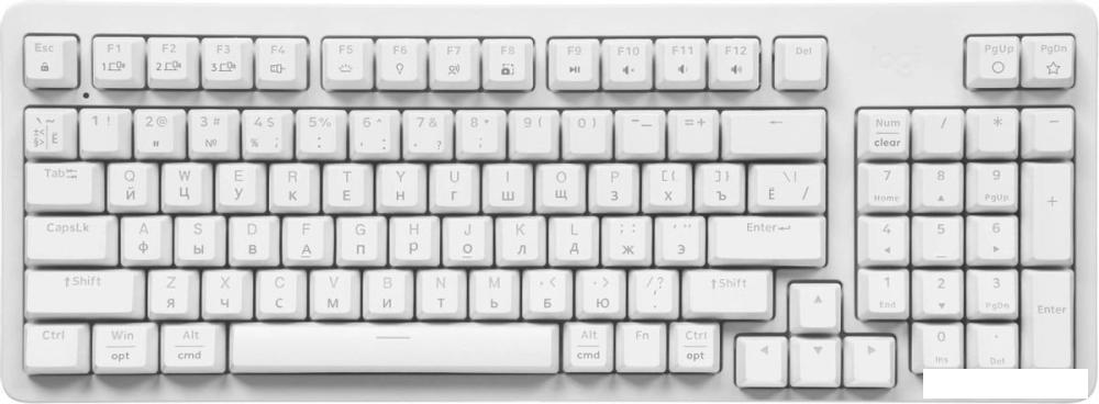 Клавиатура Logitech K868 920-013913 (белый, с гравировкой)