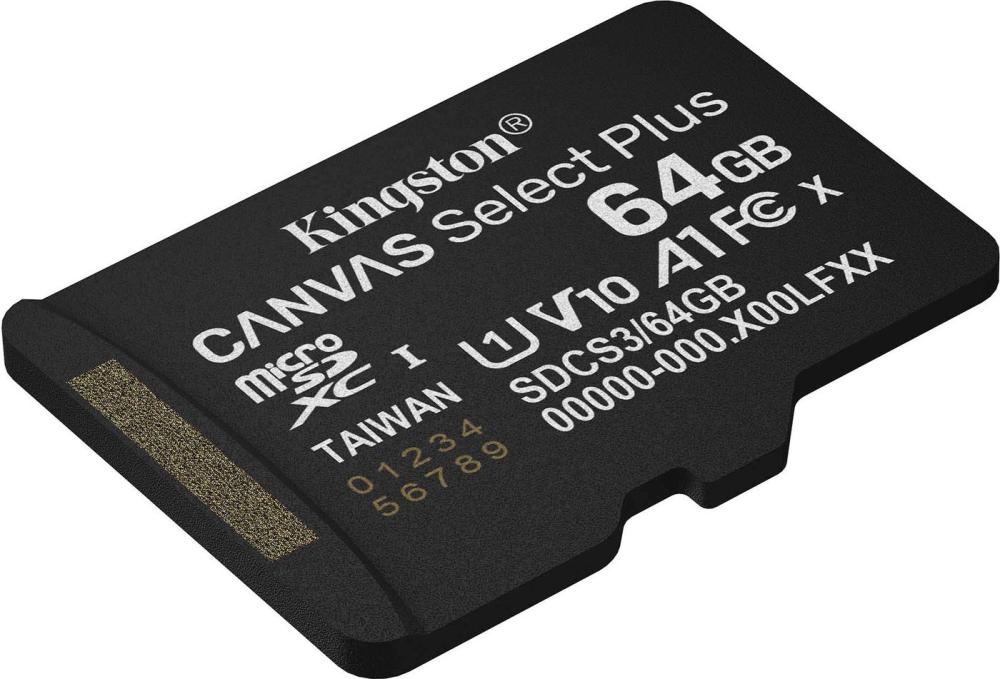 Карта памяти Kingston Canvas Select Plus microSDXC 64GB SDCS3/64GBSP