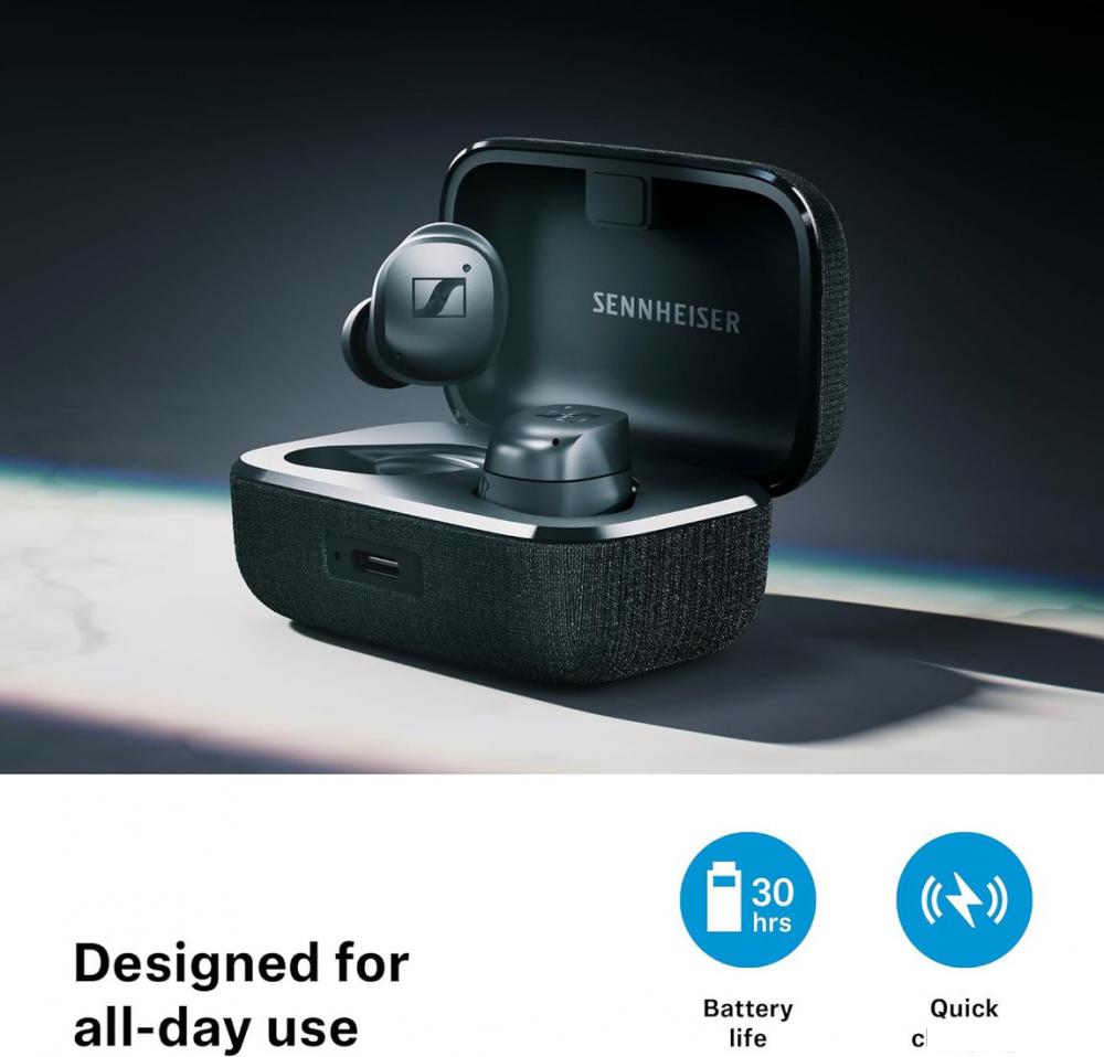 Наушники Sennheiser Momentum True Wireless 4 (белый/серебристый)