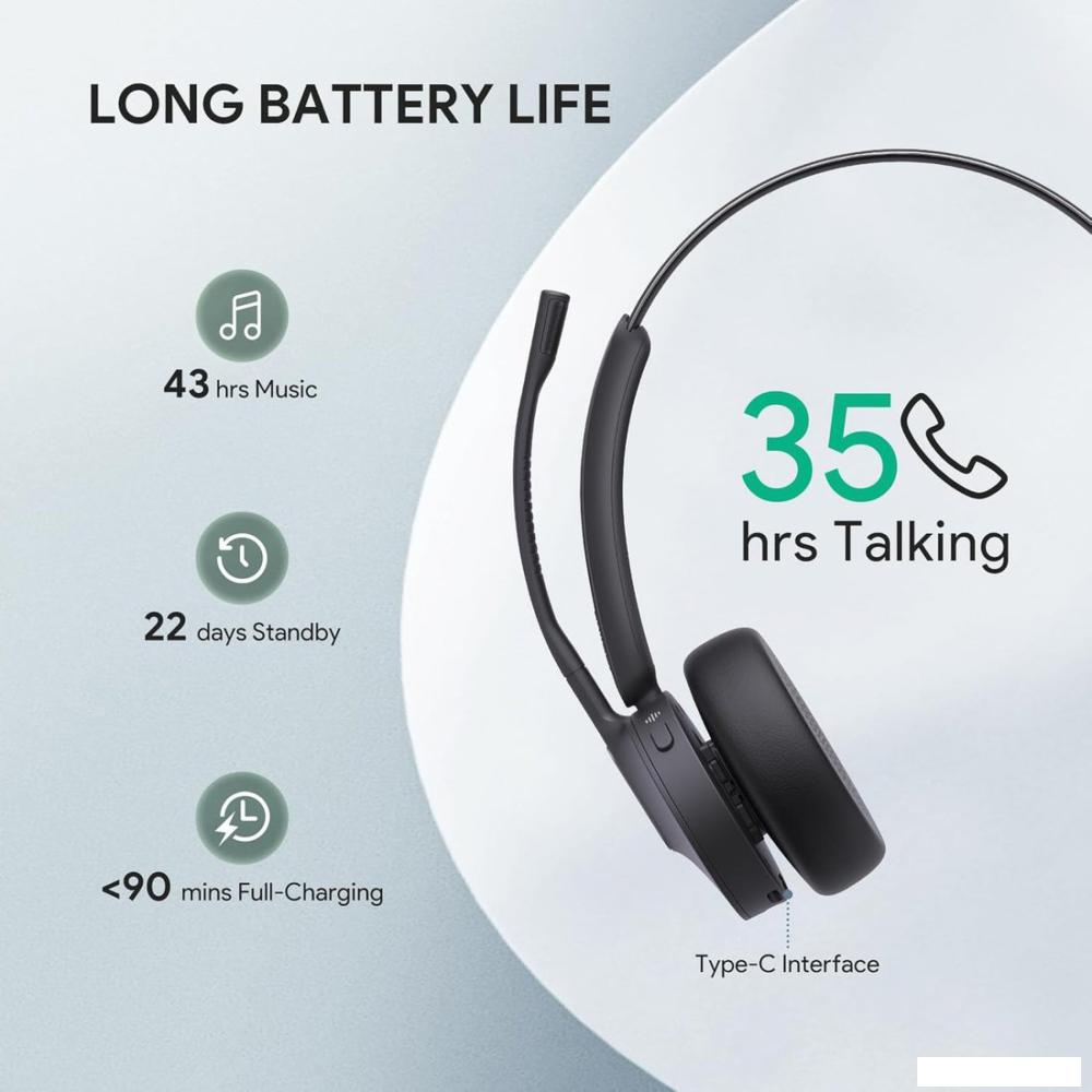 Наушники и гарнитуры Yealink BH70 Mono UC USB-C/A