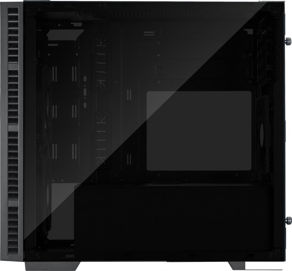 Корпус SilverStone RL08 (черный/красный)