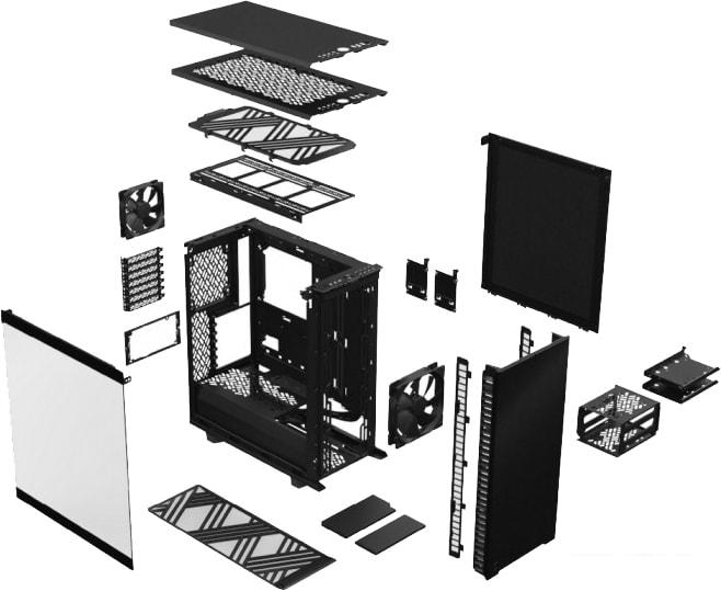Корпус Fractal Design Define 7 Compact Black TG Light FD-C-DEF7C-03