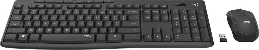 Офисный набор Logitech MK295 Silent Wireless Combo 920-009782 (графитовый, нет кириллицы)
