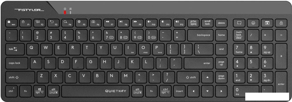Клавиатуры A4Tech Fstyler FBK23 AS (черный)