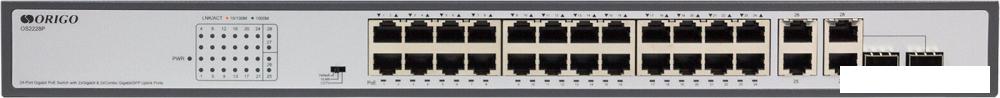 Неуправляемый коммутатор Origo OS2228P/370W/B1A