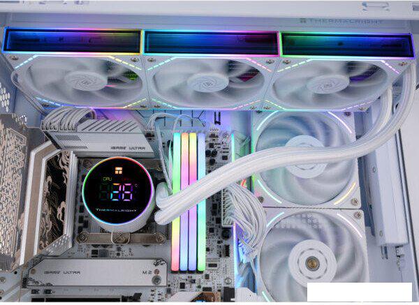 Система жидкостного охлаждения для процессора Thermalright Frozen Magic 360 Digital ARGB V2 (белый)