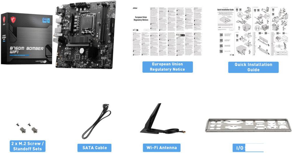Материнская плата MSI B760M Bomber WiFi