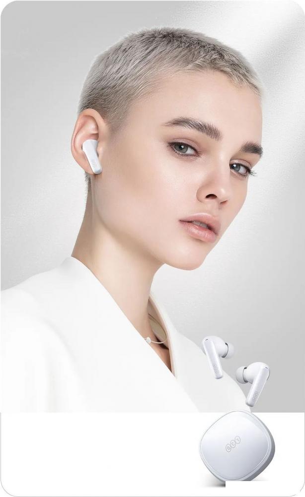 Наушники QCY T13X (белый)