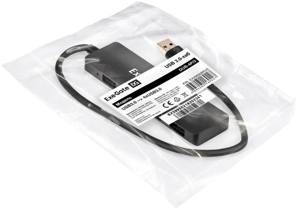 USB-хаб ExeGate DUB-4P/3 EX296928RUS
