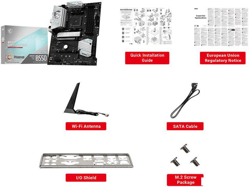 Материнские платы MSI B550 Gaming WiFi