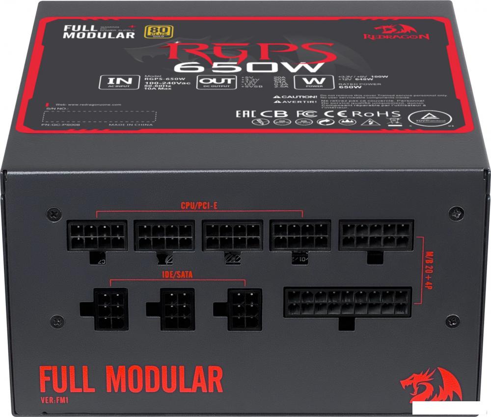 Блок питания Redragon RGPS-650W