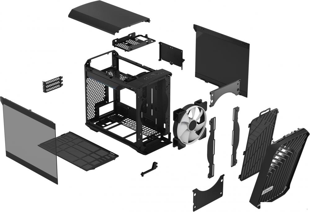 Корпус Fractal Design Torrent Nano Black RGB TG Light Tint FD-C-TOR1N-02