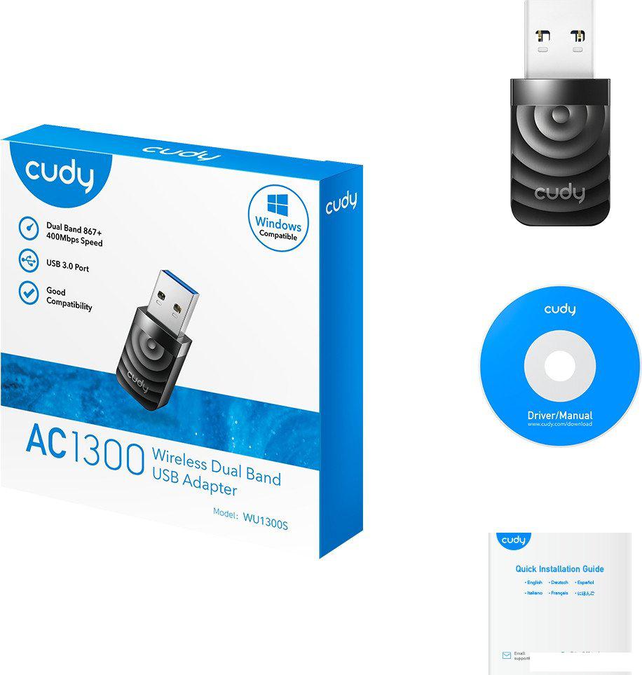 Wi-Fi адаптер Cudy WU1300S 1.0