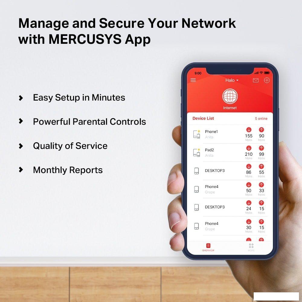Wi-Fi система Mercusys Halo H50G (2 шт)