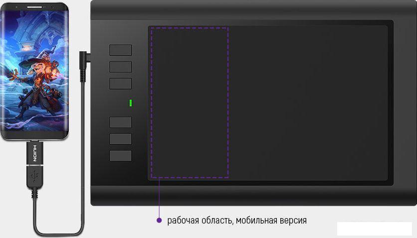 Графический планшет Huion HS95