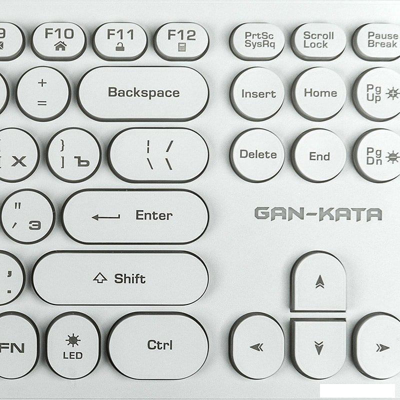 Клавиатура Dialog Gan-Kata KGK-16U (белый)