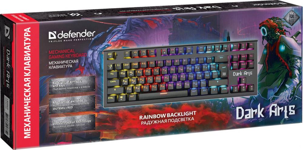 Клавиатура Defender Dark Arts GK-375 RU