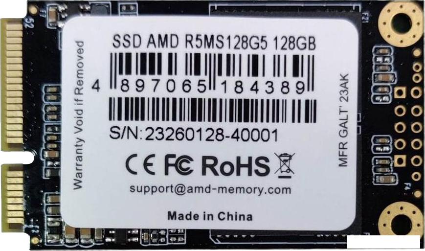 SSD AMD Radeon R5 128GB R5MS128G5 SSD AMD Radeon R5 128GB R5MS128G5
