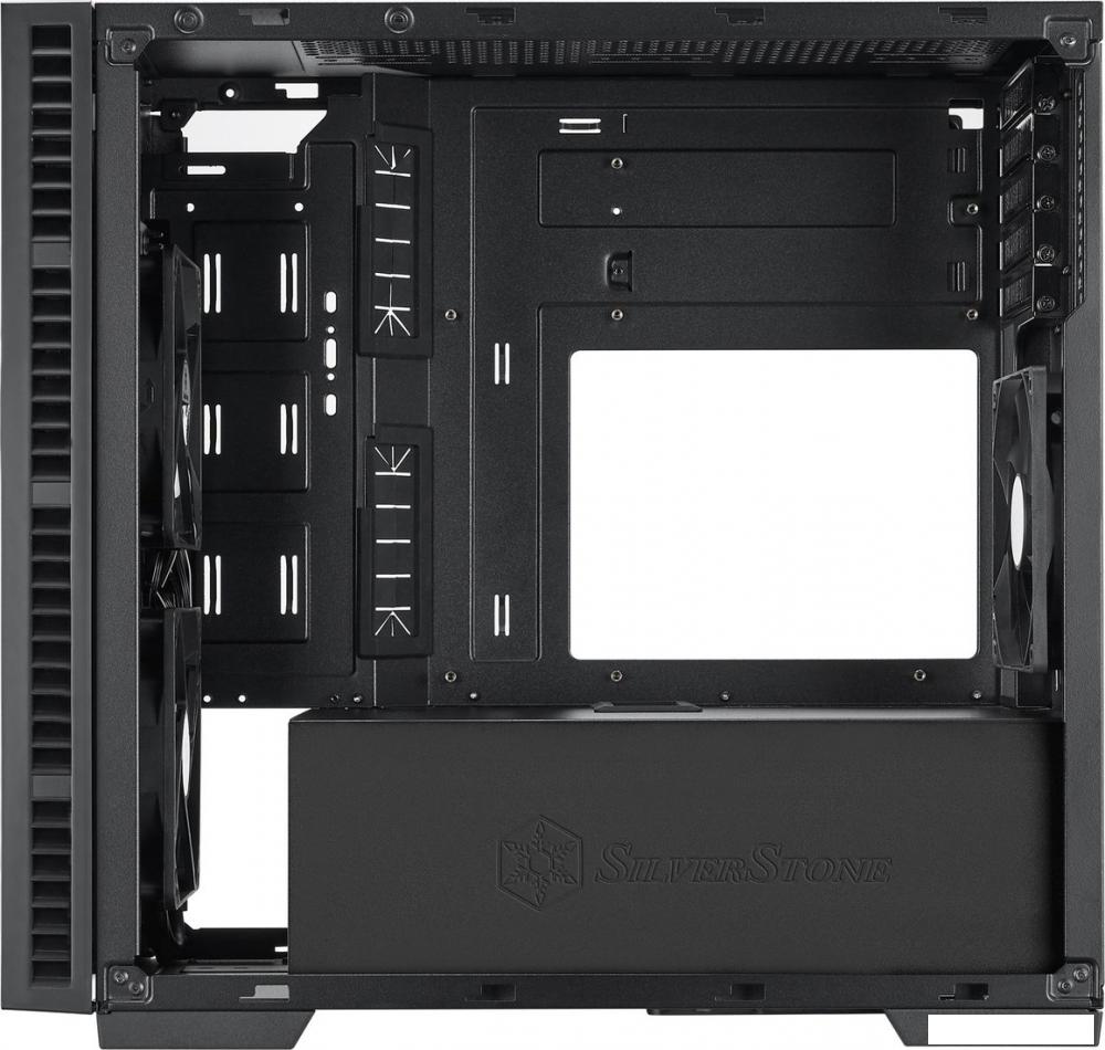 Корпус SilverStone RL08 (черный/красный)