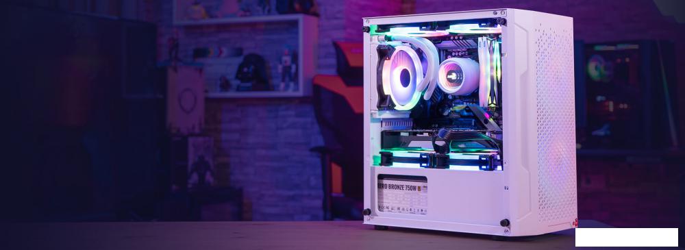 Корпус AeroCool Trinity Mini-G-WT-v2