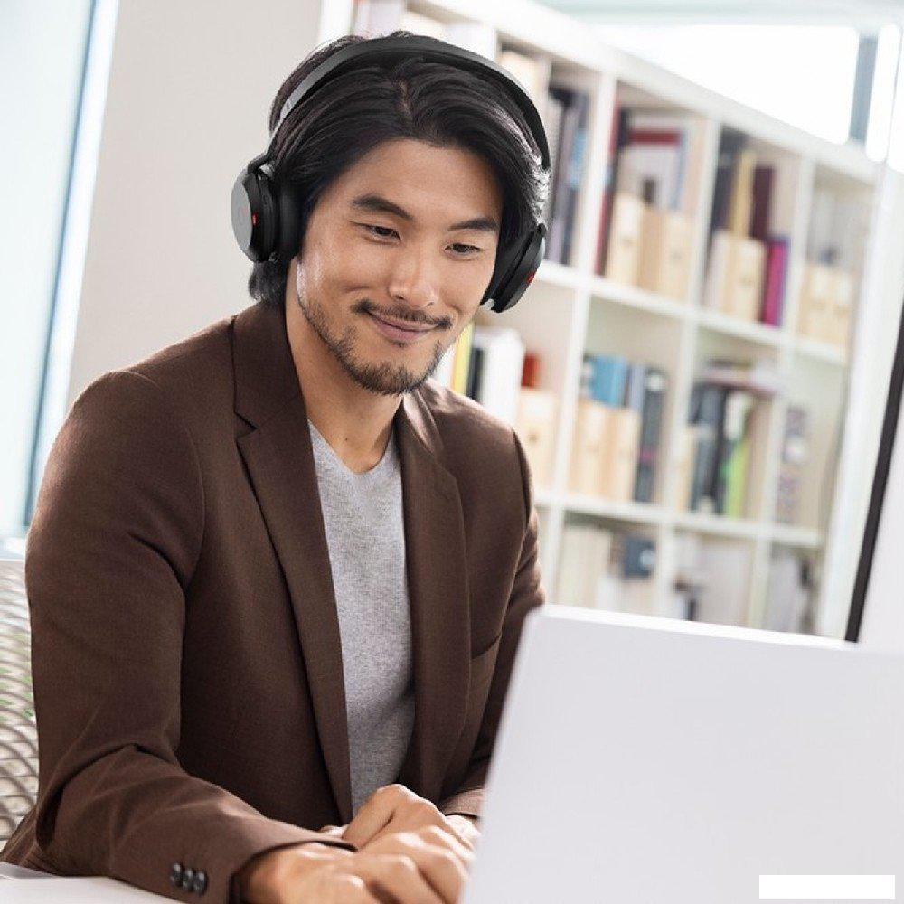 Офисная гарнитура Jabra Evolve2 75 MS Stereo USB-A Desk (черный)