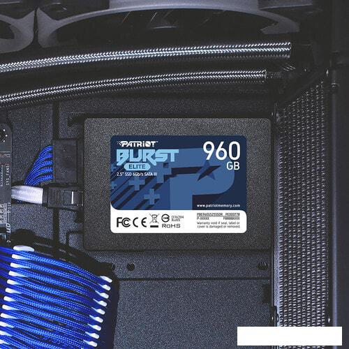 SSD Patriot Burst Elite 960GB PBE960GS25SSDR SSD Patriot Burst Elite 960GB PBE960GS25SSDR