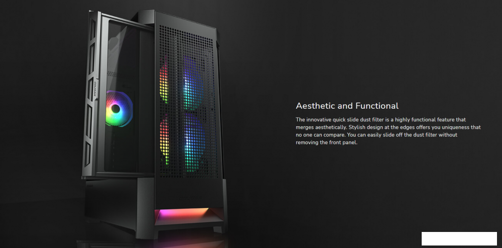 Корпус Cougar Duoface RGB CGR-5ZD1W-RGB