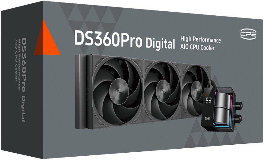 Система жидкостного охлаждения для процессора PCCooler DS360Pro Digital (черный)