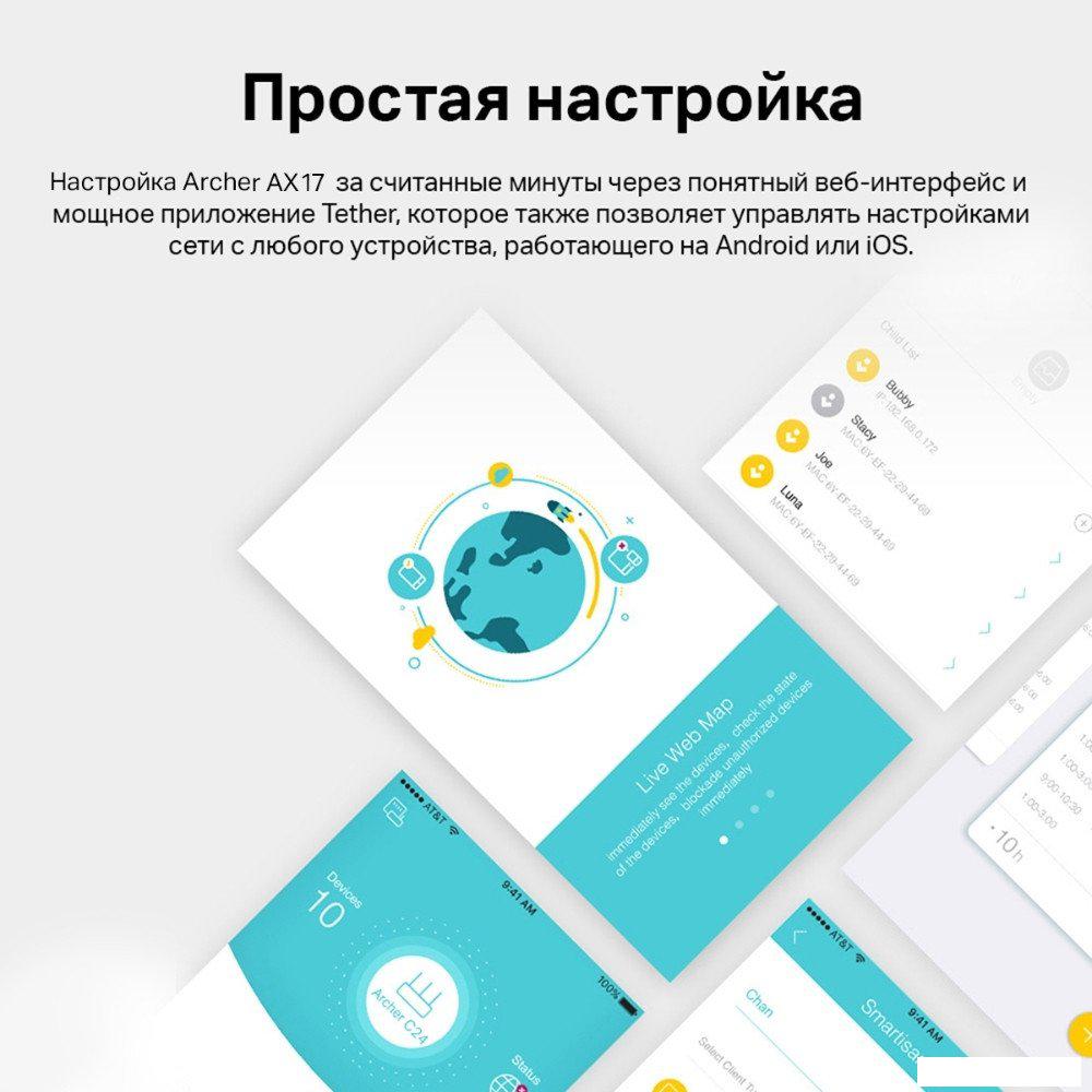 Wi-Fi роутер TP-Link Archer AX17