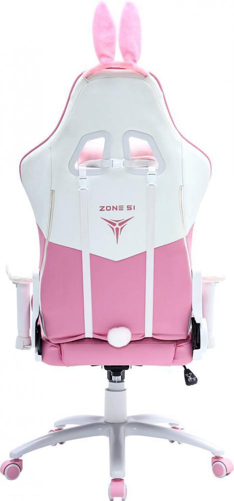 Кресло Zone51 Bunny (розовый/белый)