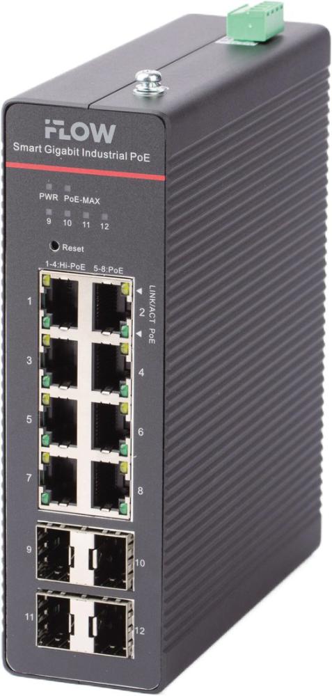 Коммутаторы iFlow F-SW-IM612HPOE-PM-8G4GO