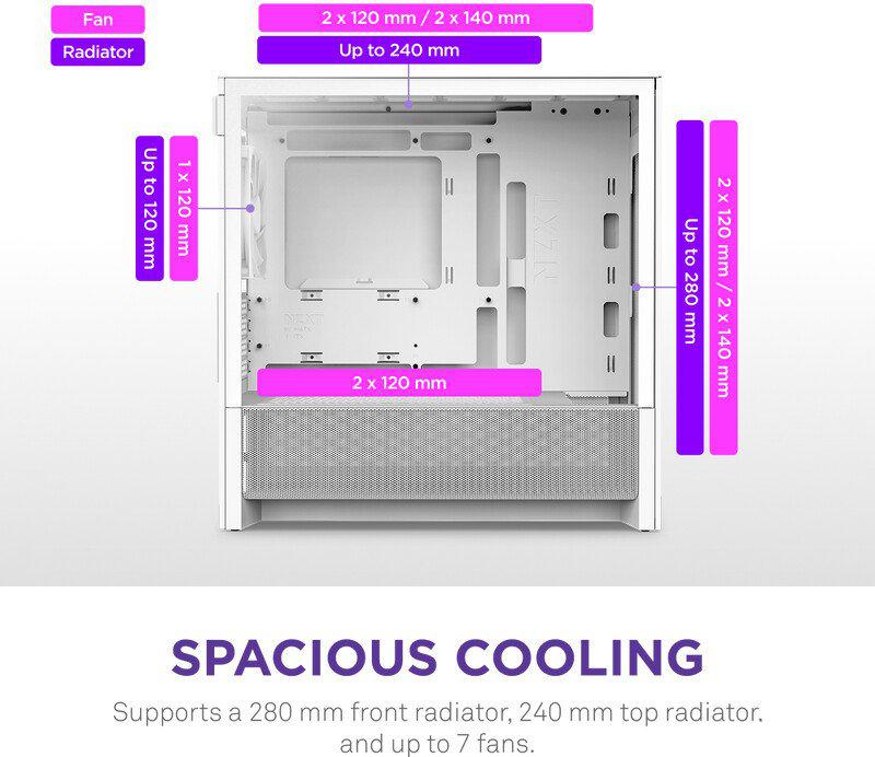 Корпус NZXT H3 Flow CC-H31FW-01