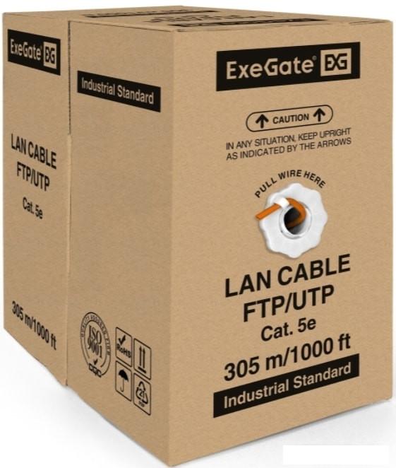Кабель ExeGate UTP4-C5e-CCA-S24-IN-LSZH-OR-305 UTP