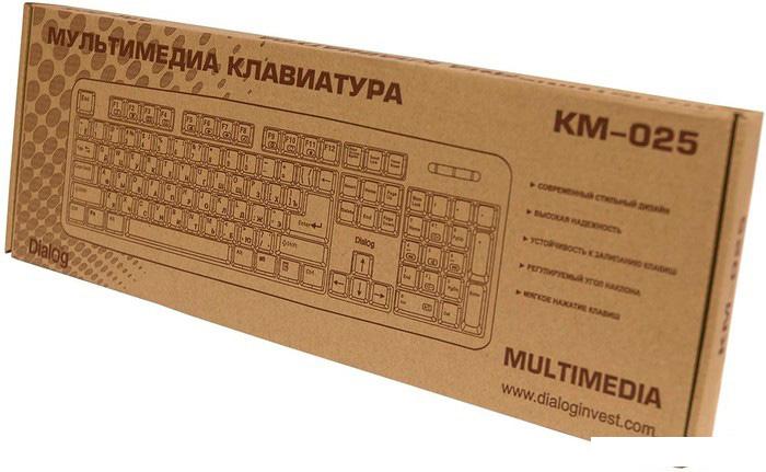 Клавиатура Dialog KM-025U Black
